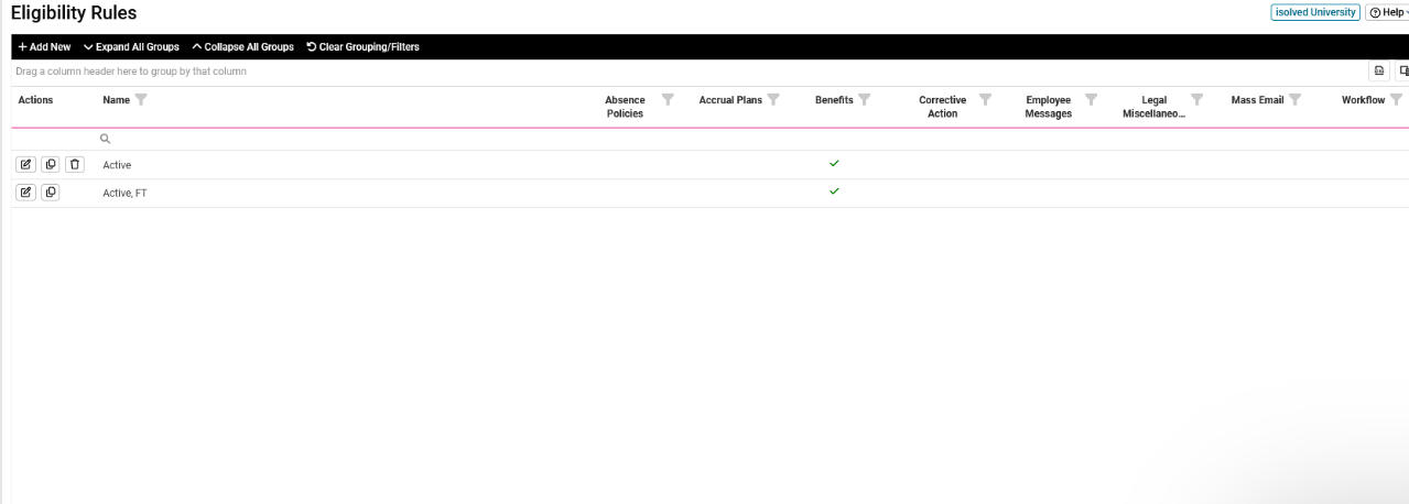 Comp Mgmt-Set Eligibility Rules