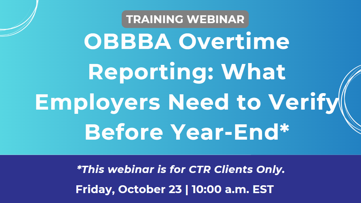 OBBBA Year End Webinar