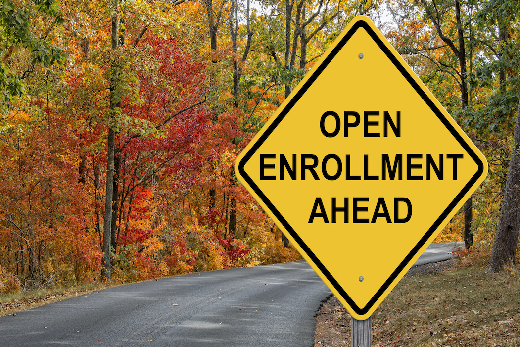 Road Sign that reads Open Enrollment Ahead | Conducting Open Enrollment | CTR Payroll | Pittsburgh