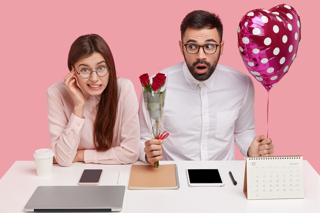 Couple involved in workplace romance | CTR Payroll Services Pittsburgh